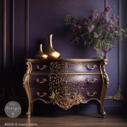 Decor Transfers Gold Foil Kacha - Manor Swirls